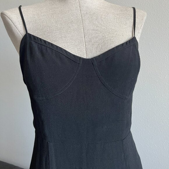 Aritzia Sunday Best Black Viola Midi Dress - Picture 3 of 10